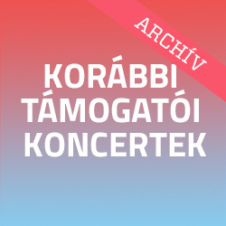 Korábbi támogatói koncertek