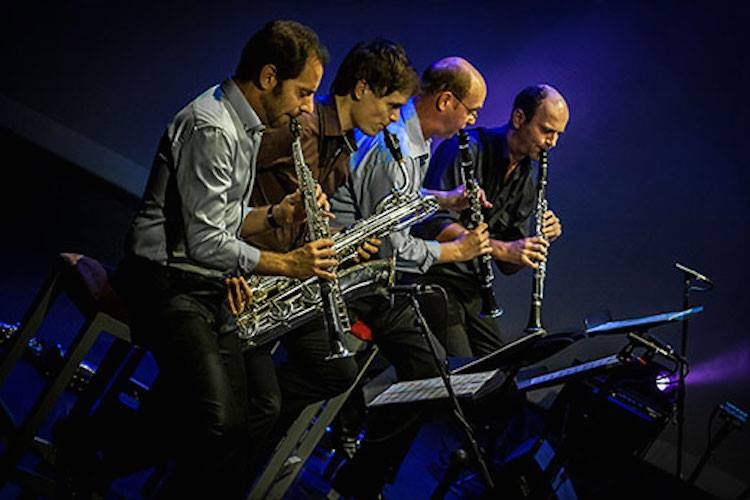 Marlies Claasen Group és a Budapest Saxophone Quartet